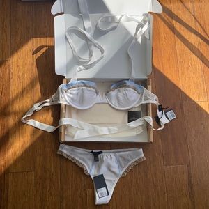 COPY - Kiki de Montparnasse NWT silk bridal set.